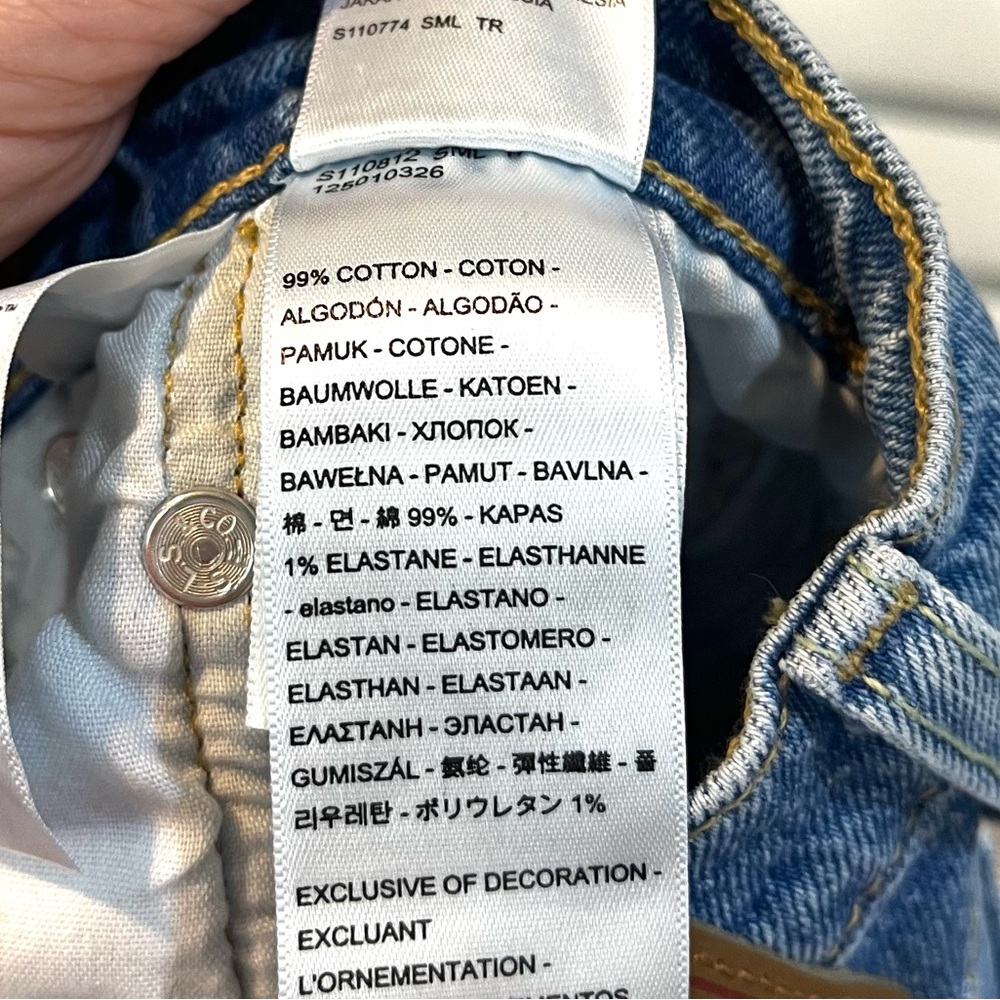 Levi’s 501 jean shorts, button-fly, size 28, NWOT - Picture 5 of 7